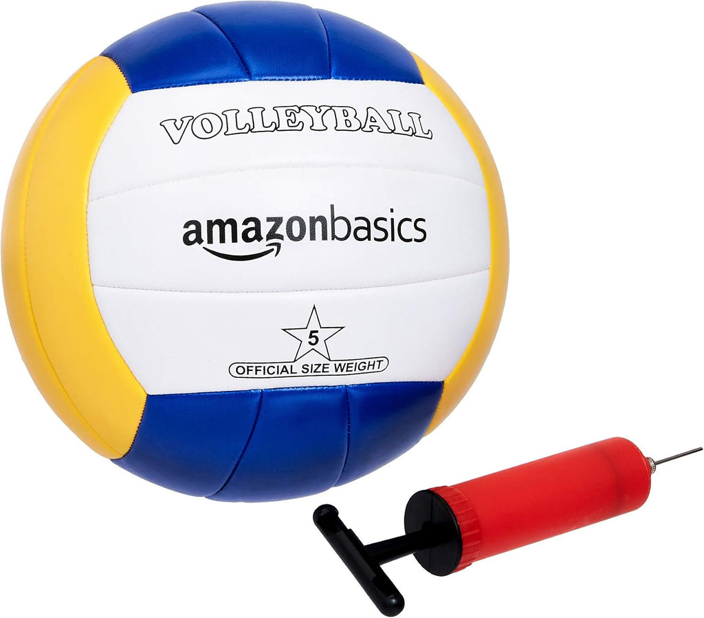 Portable Outdoor Volleyball and Badminton Combo Set with Sturdy Poles and Storage Bag