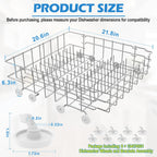 808602302 Dishwasher Rack Replacement for Frigidaire Lower Rack Replacement