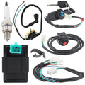 Electric Wire Harness Kit Wiring Loom Harness Engine Stop Switch Ignition Coil Cdi Box Spark Plug Rebuild Assembly