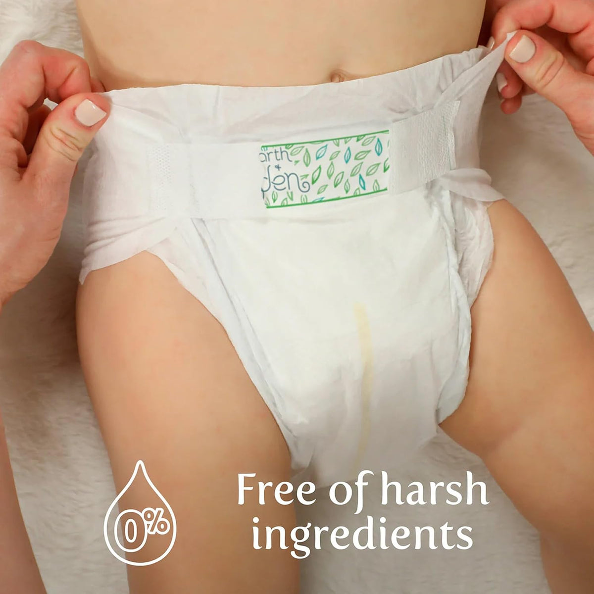 Sensitive Baby Diapers, Newborn, No Harsh Chemicals, 108 ct