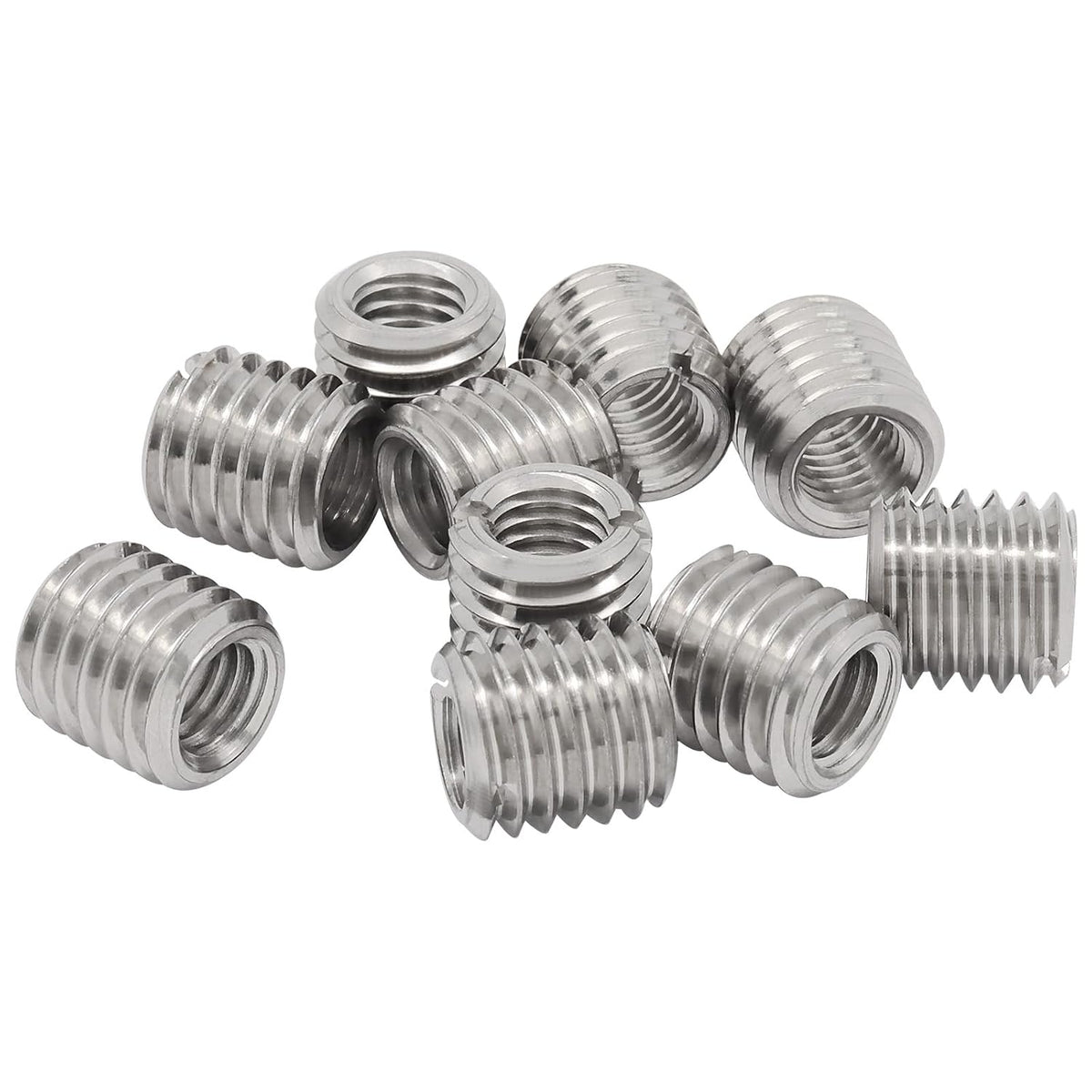 Self Tapping Thread Inserts Stainless Steel M10 Female M12 Male