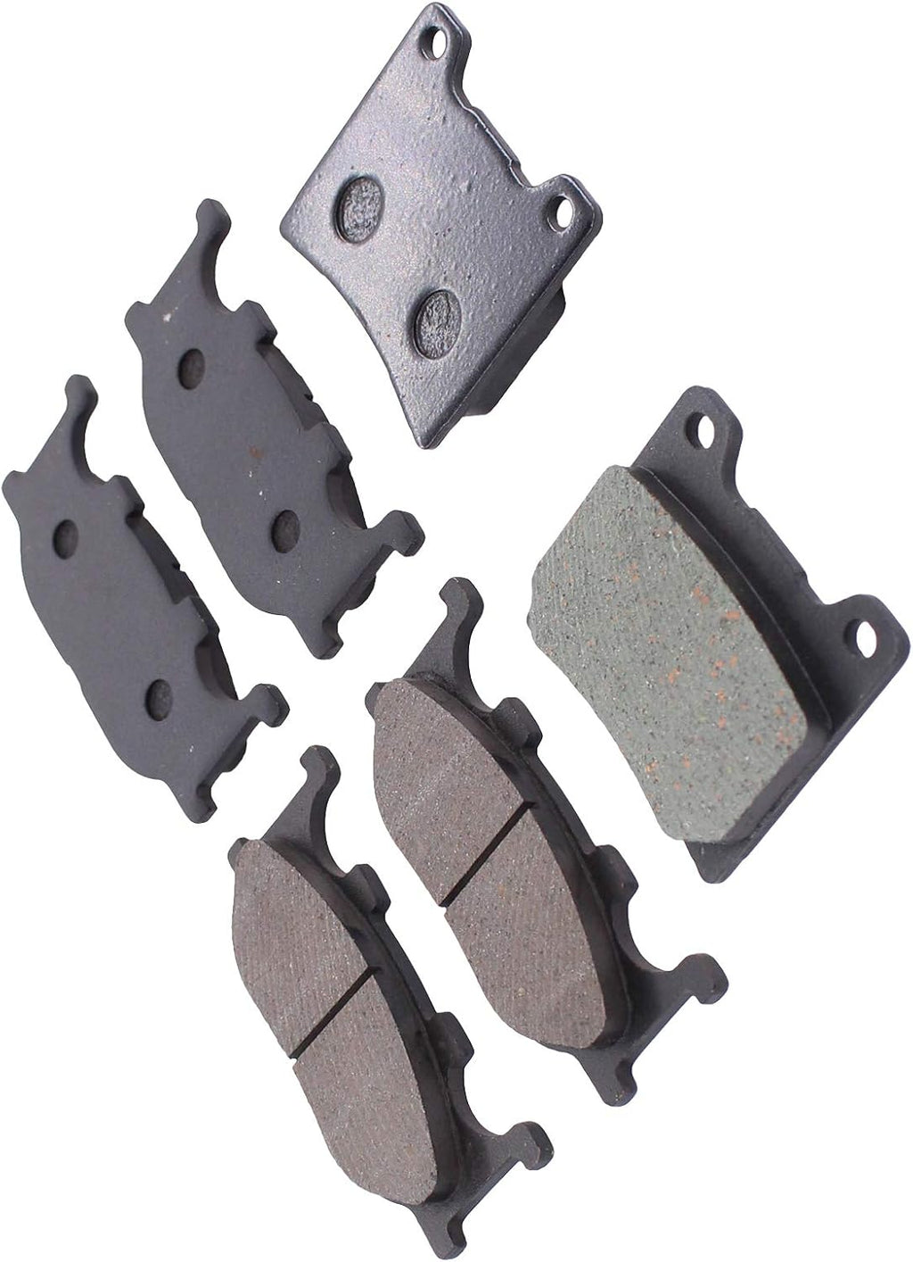 MOTOKU Front and Rear Brake Pads for Vstar 1100 1999-2009