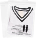 13" x 15" (100 Count) Clear Poly Bags with Suffocation Warning