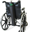 Oxygen Tank Holder for Wheelchair - D & E Cylinder Carrier Bag with Adjustable Straps - Heavy Duty, Waterproof, Easy