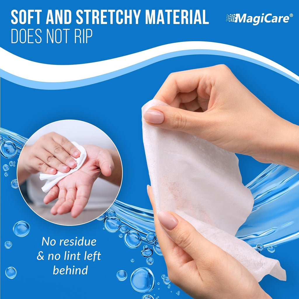 75% Large Alcohol Wipes (2, 100ct Canisters), Hand Sanitizer Wipes