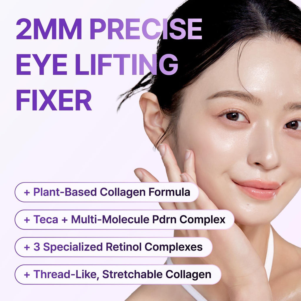 360º Shot PDRN Eye Cream - TECA, Retinol and Collagen | Targets Wrinkles, Crow's Feet, Dark Circles, Puffiness and