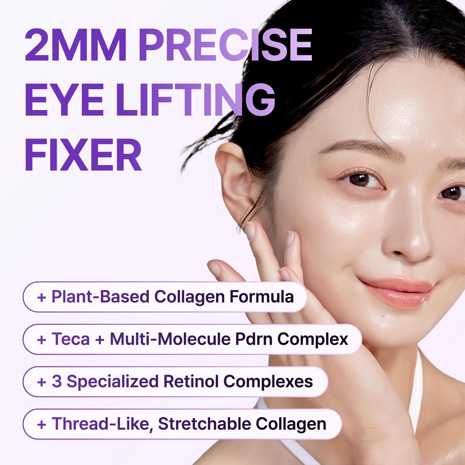 360º Shot PDRN Eye Cream - TECA, Retinol and Collagen | Targets Wrinkles, Crow's Feet, Dark Circles, Puffiness and