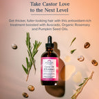 Castor Oil and Rosemary Volumizing Hair Treatment, 4 oz