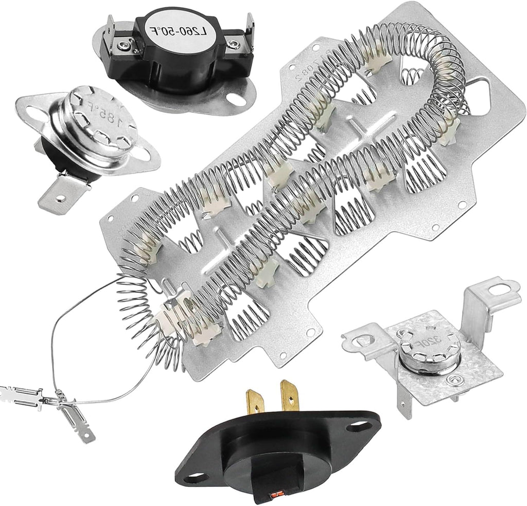 Universal Dryer Heating Element Replacement Part for Samsung DV219AEB DV219AEW DV5471AEW DV395TPARA A1 DV395ETPAWR DV425200EW DV393ETPARA DV42H5400EW DV393ETPAWR DV393GTPARA