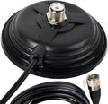 SO-239 Magnet Mount Style W/5M(16.4ft) RG58 Coaxial Cable PL-259 | 30.8 lbs Pull Strength Magnetic Base For