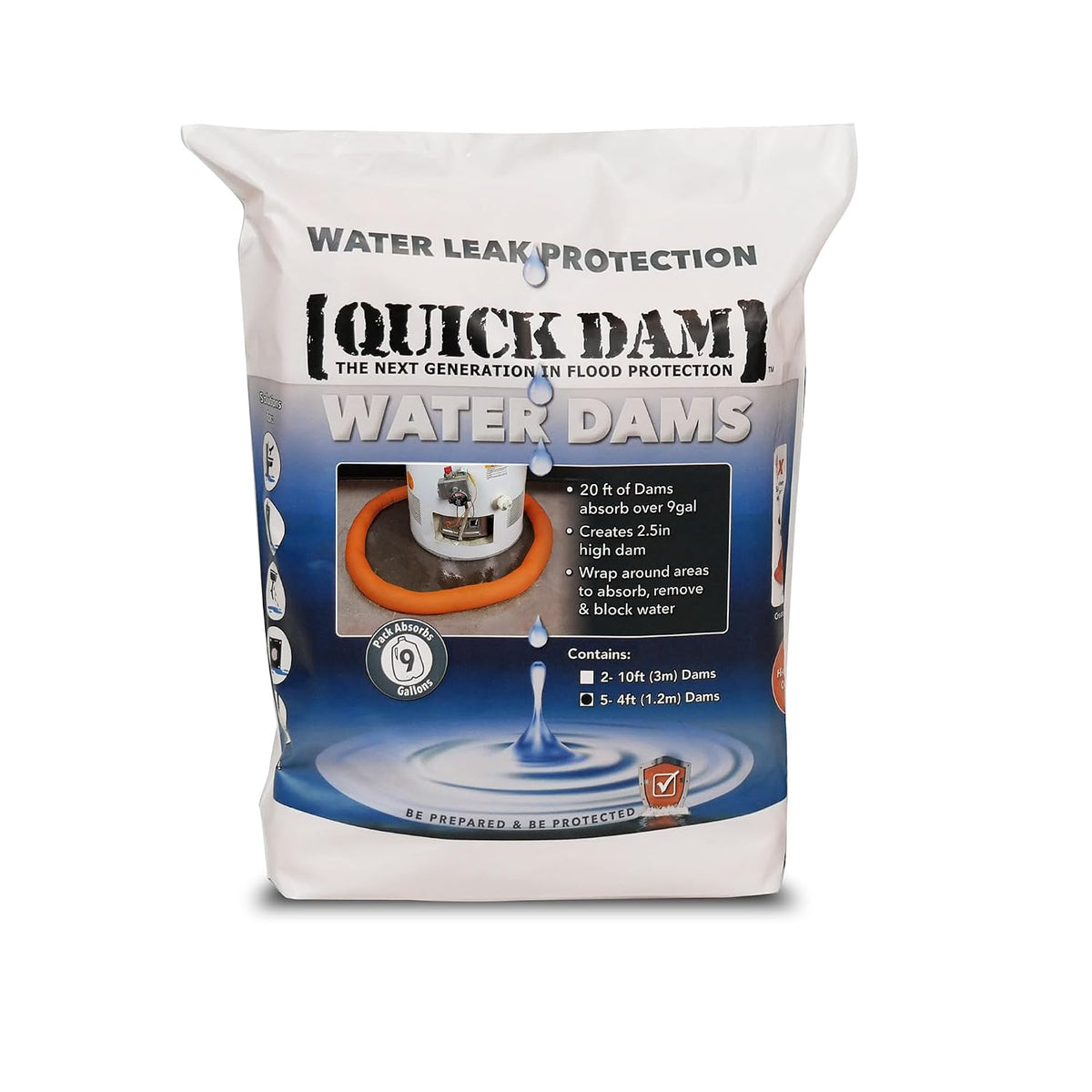 WUB24-5 Indoor Water Dams, Orange, 5