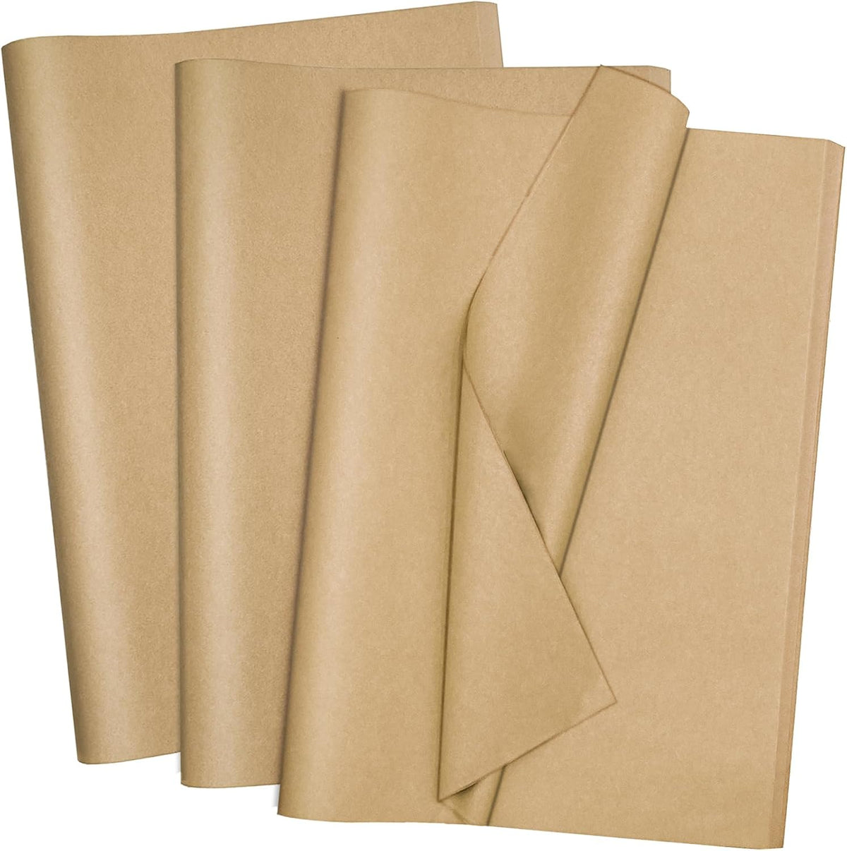 100 Sheets Kraft Tissue Paper 20x14 Inches