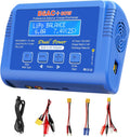 LiPo Charger 80W 6A Fast Balance Battery Chargers for RC Car Boat Drone | Smart Digital Battery Pack Charger