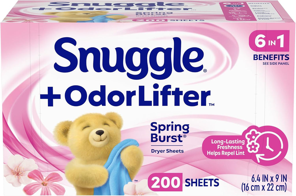SuperFresh Dryer Sheets, 200 Count, Spring Burst