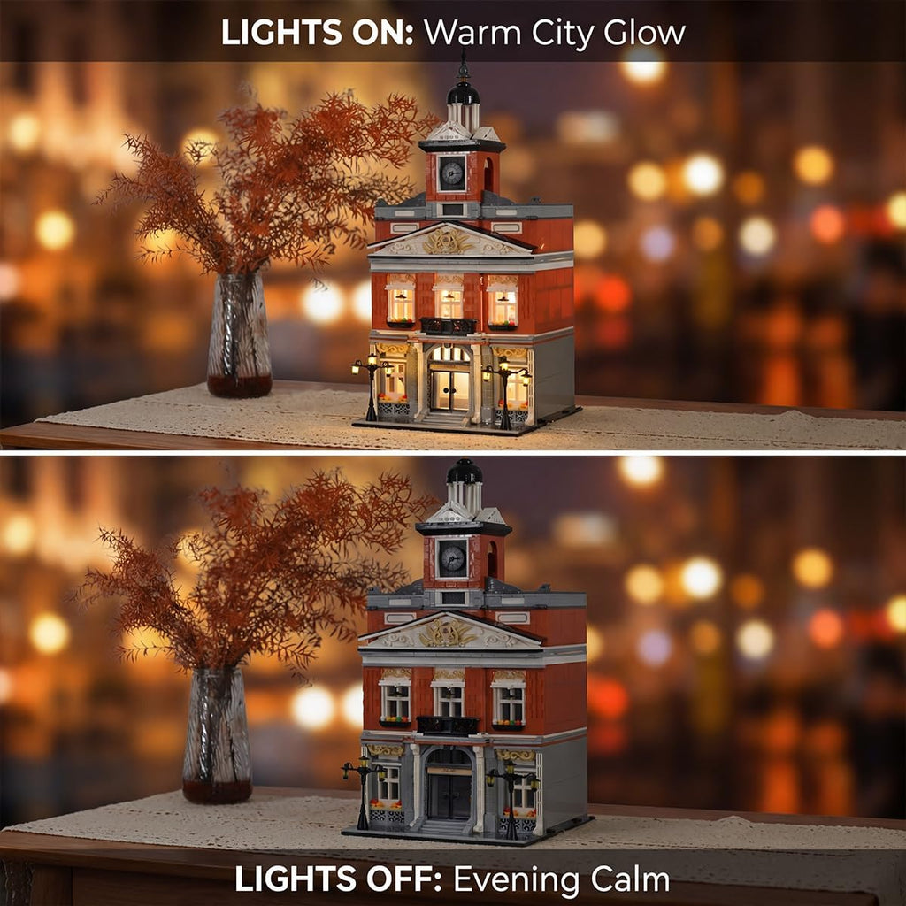 City Hall Architecture Mini Building Sets for Adults 1780pcs