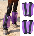 Universal Size Horse Leggings Fine Mesh Horse Fly Boots Greatly Reduce Stomping Breathable Horse Boots Leg Wraps (Set