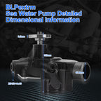 Raw Sea Water Pump for Mercruiser 1963-2014, for OMC 1968-1998