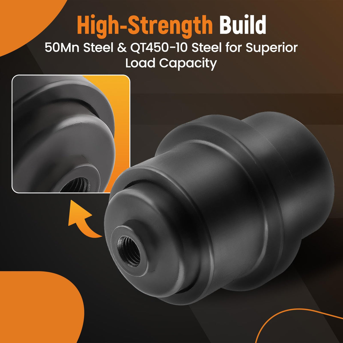 maXpeedingrods 7013575 Bottom Track Roller for Bobcat
