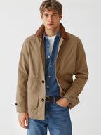 Mens Lightweight Jackets Casual Stylish Button Down Barn Jacket