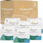 Non-Toxic Diapers for Sensitive Skin - Size 3, 168 Count