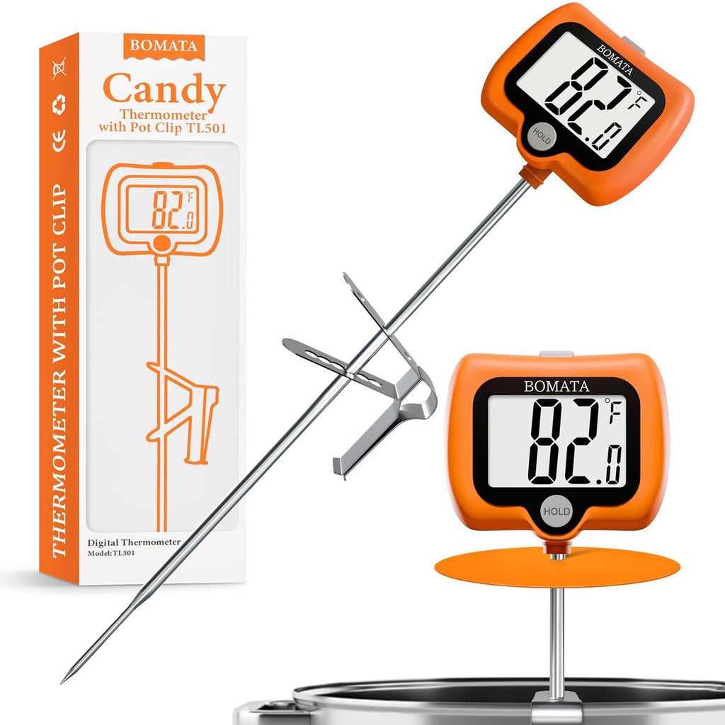 Digital Candy Thermometer with Pot Clip, Deep Fry Oil Thermometer