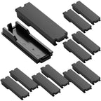 Kingdder 10 Pack Breaker Filler Plate, Circuit Breaker Panel Cover Knockout Filler Plate Box Cover Black(Chfpp)