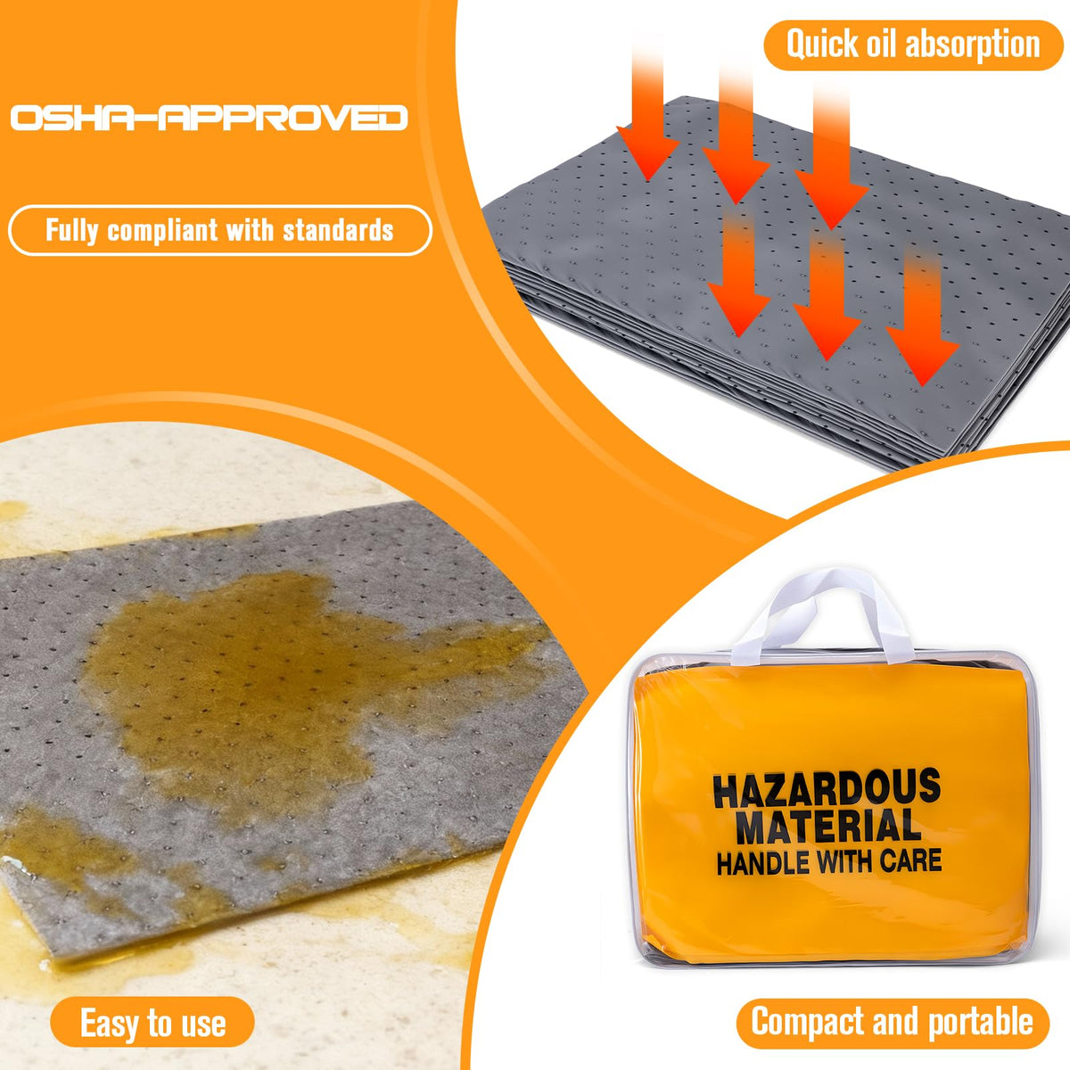 Universal Spill Kit (2-Pack) – OSHA & DOT Compliant