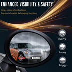 Right Passenger Side Mirror Glass Replacement for 2007-2015 Mini Cooper