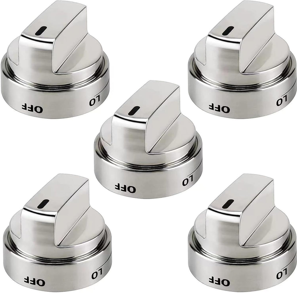 5 Pack AEZ73453509 Oven Knobs for Lg Stove Knobs Compatible with Lg Oven Knobs LRG3036ST, LRG3095ST, LRG3091ST, LRG3094ST, LRG3035ST and LDG3036ST Replace AEZ72909008 AP5669773 2347547 PS7321756