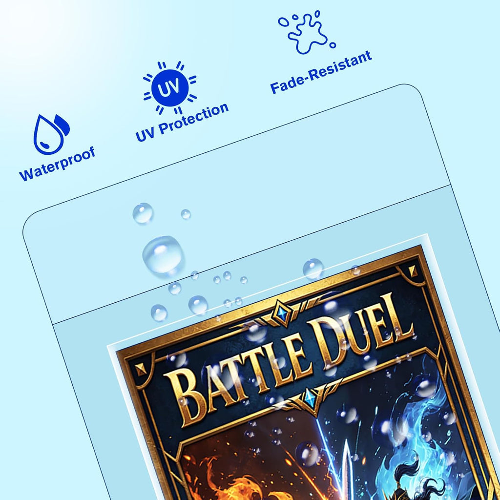 50ct Semi Rigid Card Holders & Sleeves - Trading Card Savers for Grading | Semi rigid Card Holder Protect Sleeves for
