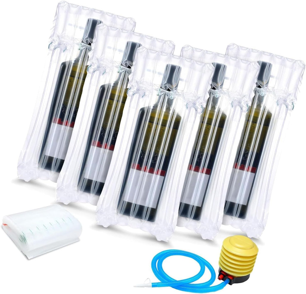 Packing Sleeve Inflatable Wine Protector Bag with Air Column