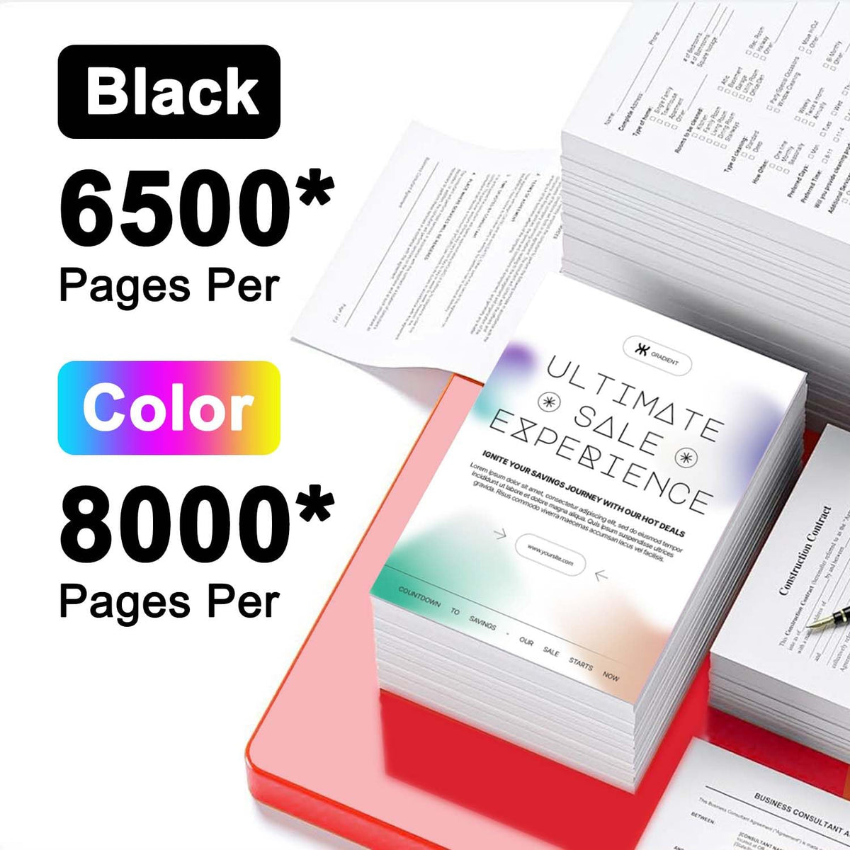 GI-20 GI20 Ink Refill Bottles Replacement for Canon GI-20 Ink