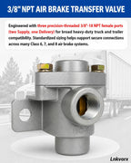 278614 DC-4 Double Check Valve, 3/8 in NPT, Compatible with Bendix
