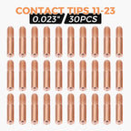 30Pcs MIG Welding Contact Tips 11-23 0.023" Replacement for Lincoln