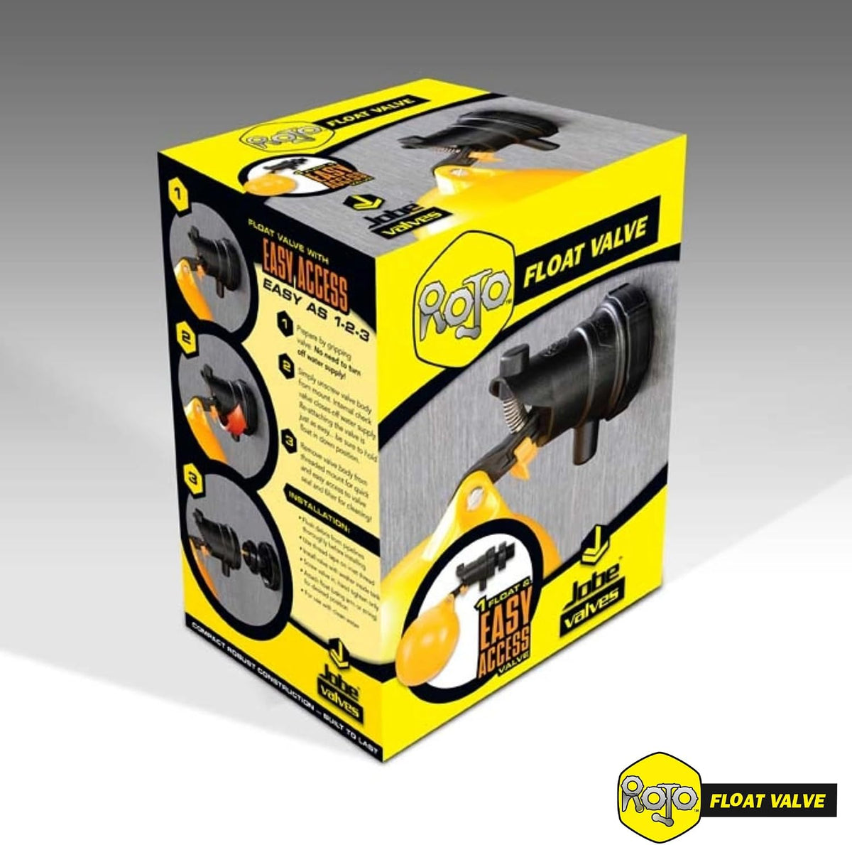 "Rojo Float Valve, 3/4", Black/Yellow (1)