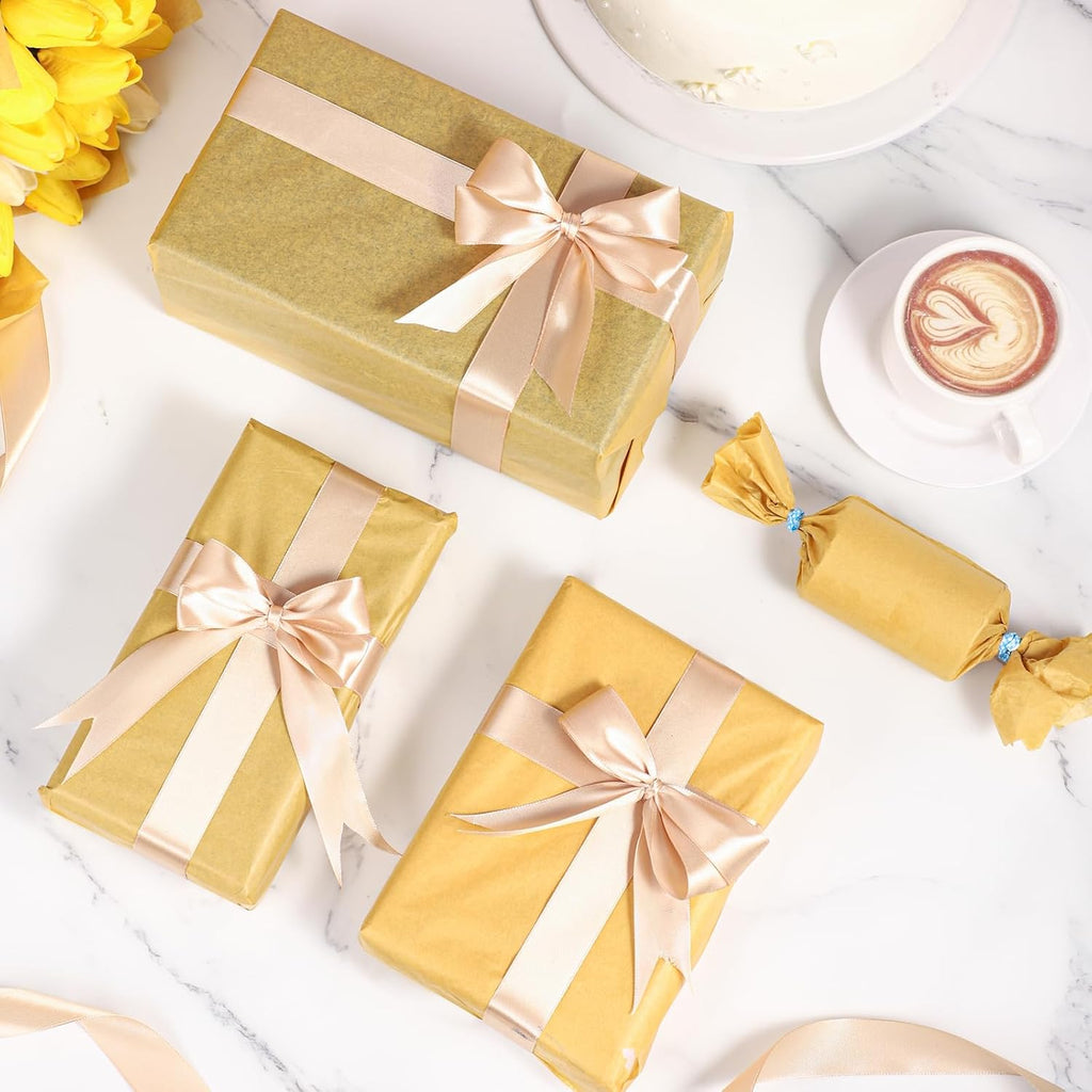 160 Sheets Gold Tissue Paper for Gift Bags 14 X 20 Inches