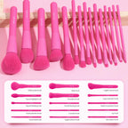 Makeup Brush Set, 15 Piece Quality Makeup Brushes, Premium Synthetic Make Up Brushes for Foundation Powder Blush