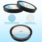 Vacuum Filter for Ryobi PCL720 PBLSV716, 6 Pack