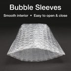 Clear Bubble Pouches, Cushioned Packing and Shipping Bags, Great for Storage or Mailing, Reusable, 4"x 6", 200/box