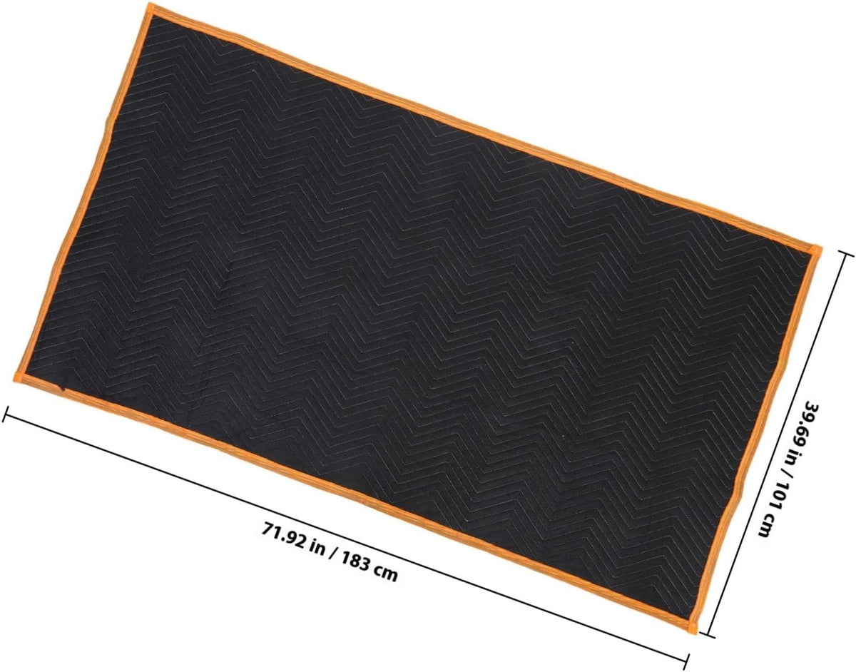 Heavy Duty Black Nonwoven Moving Blanket for Furniture Shipping and Packing