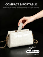8ml Genuine Leather Perfume Atomizer Refillable, Portable Mini Cologne Sprayer with Magnetic Cap & 3 Refill Tools