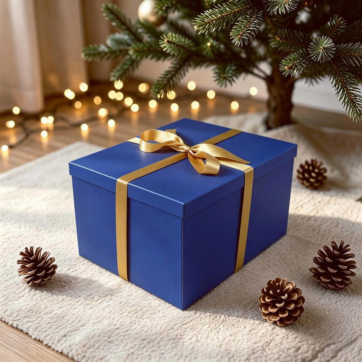 Blue Gift Box Large 16x12x8 Inch Extra Large Gift Boxes with Lids 2 Pack