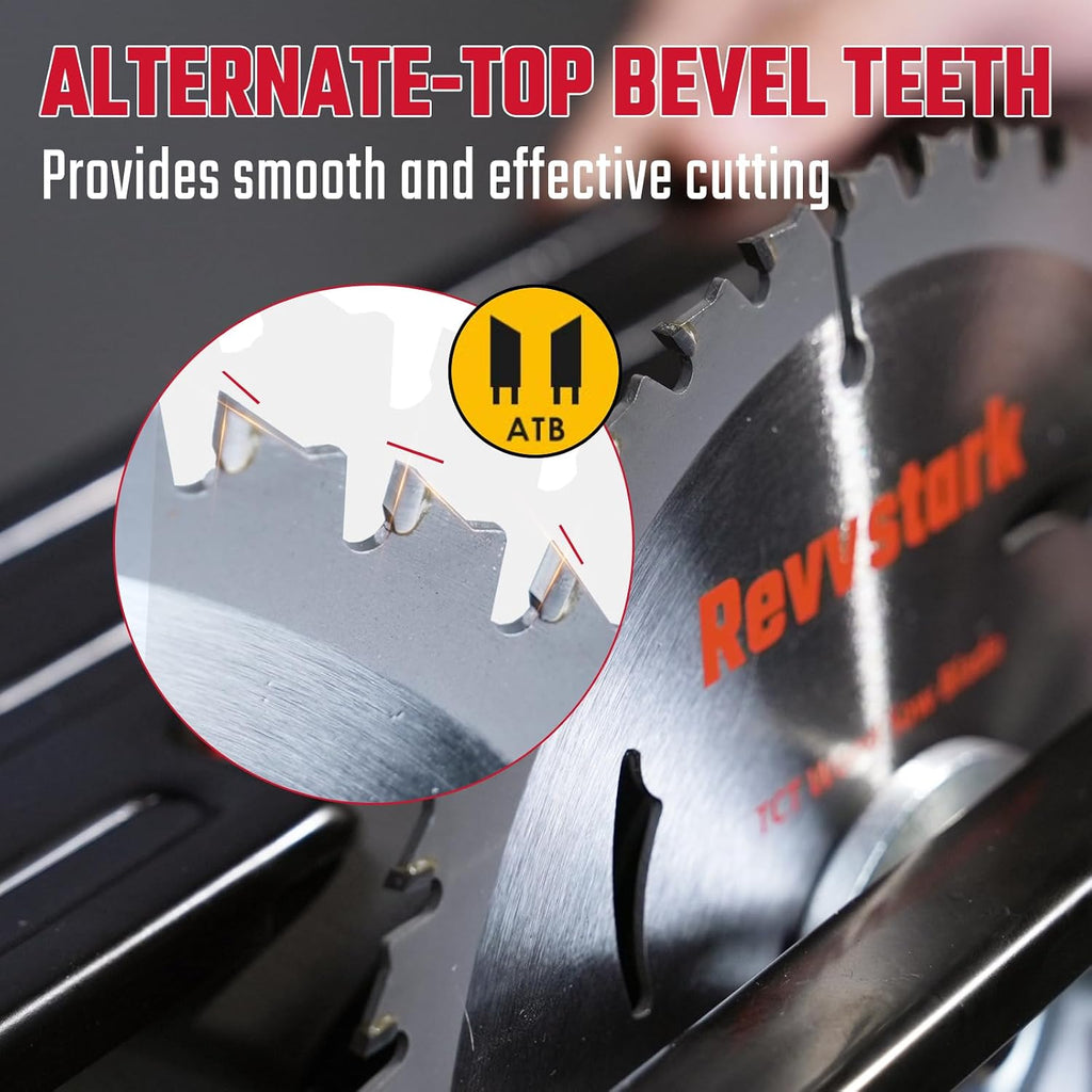 10 Inch 40&60T Circular Saw Blade for Various Wood, 5/8" Arbor | Carbide Tipped Teeth, TCT Saw Blades for Cutting