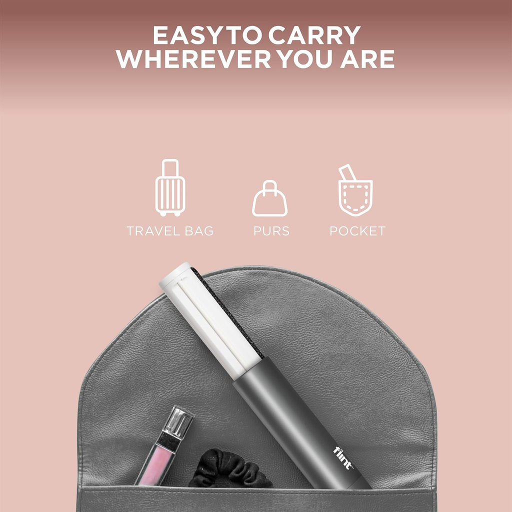 All-in-One Fabric Shaver, Compact, Retractable & Travel-Friendly Fuzz Remover with 2 Fabric-Safe Care Surfaces, Lint