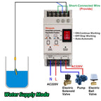 Stropum AC 220V Sump Pump Float Switch Controller,Automatic Water Level Control, Liquid Level Sensor Detector Relay with 9.8Ft Float Switch for Sewage Pump, Water Tank, Septic Tank,FL-4