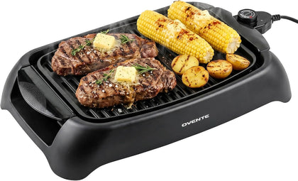 Electric Indoor Grill, 13x10 Inch Non-Stick Plate, Black GD1632NLB
