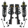 TRQ Front and Rear Suspension Kit Complete Strut & Coil Spring Assembly