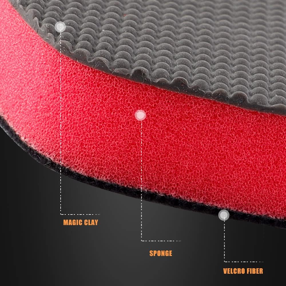 Clay Block, Clay Bar Pad, 3Pcs Clay Pads for Car Detailing, for Car Detailing, Solve the Problem of Stubborn Dirt on