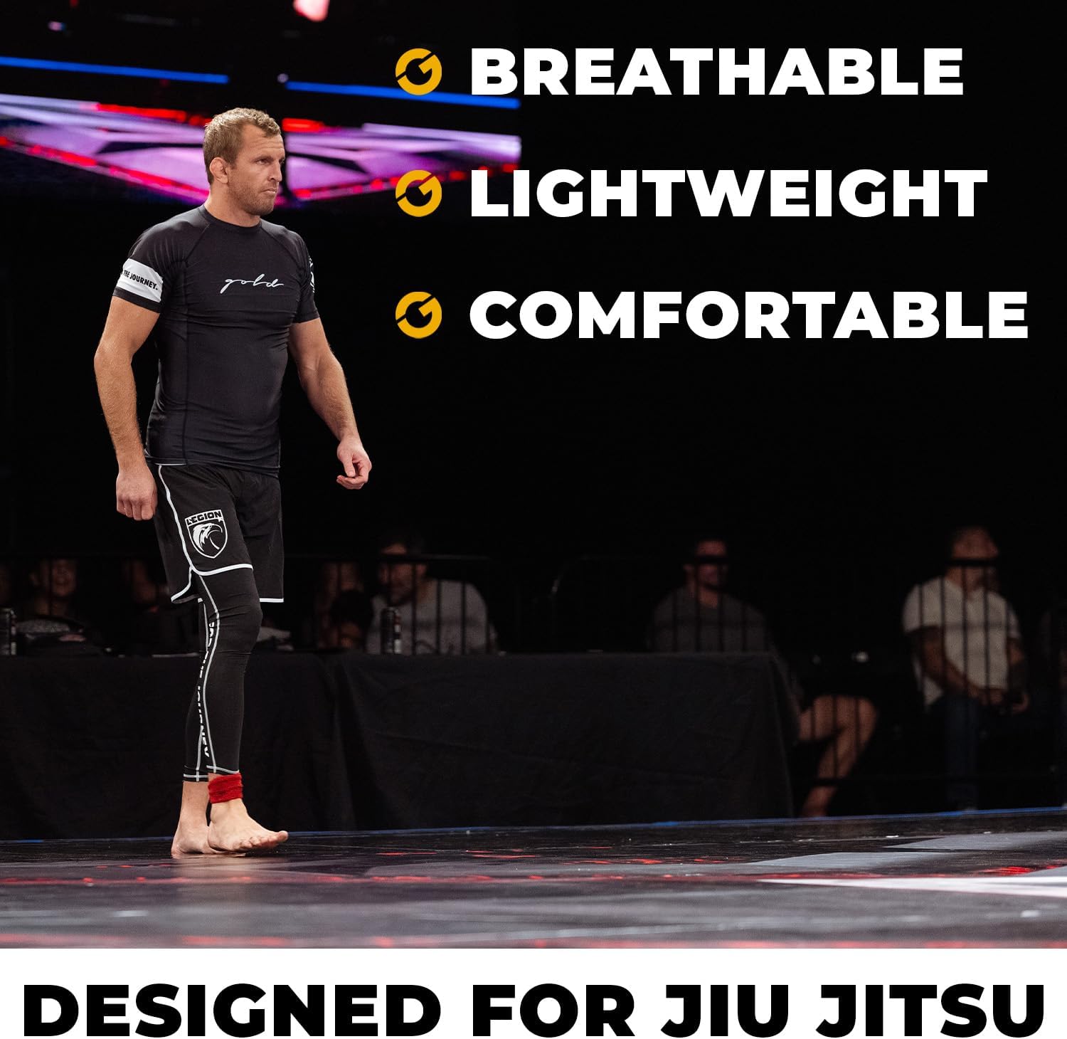 Jiu Jitsu Spats - Base Layer for Gi and No-Gi Grappling - Martial Arts Pants
