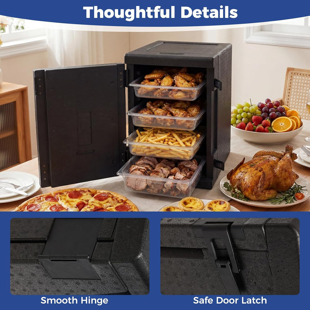 91 Qt Insulated Food Pan Carrier, Non-Electrical Hot Box